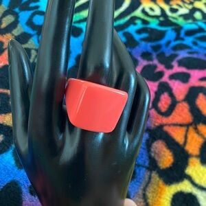 Plunder Vibrant Coral Ring